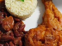 Load image into Gallery viewer, Fry Chicken - Red Bean Stew - Rice
