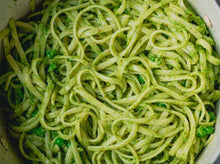 Load image into Gallery viewer, Pasta Linguine Pesto. Add Protein
